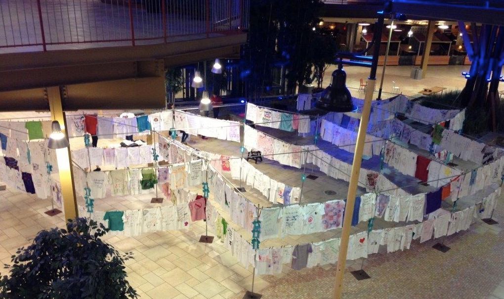 Clothesline Project banner
